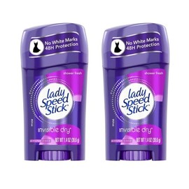 Lady Speed Stick Deodorant 1.4 Ounce Shower Fresh (41ml) (2 Pack)