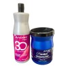Decolorante Anven 350g Y Revelador 30 Volumenes 900ml Tono 30