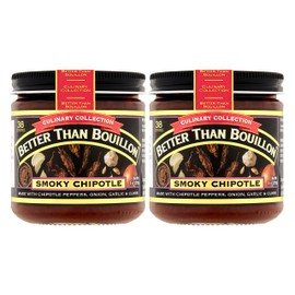 Better Than Bouillon Culinary Collection Base, Smoky Chipotle Base, Contains 38 Servings Per Jar, 8-Ounce Glass Jar (Pack of 2)