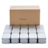 Tamicy Metal Rectangular Empty Hinged Tins - Pack of 40