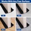 Adjustable Under Door Sound Blocker, 35"-36" Width, Machine-Washable