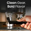 Rattleware Espresso Machine 7” Group Brush with Drip Guard –