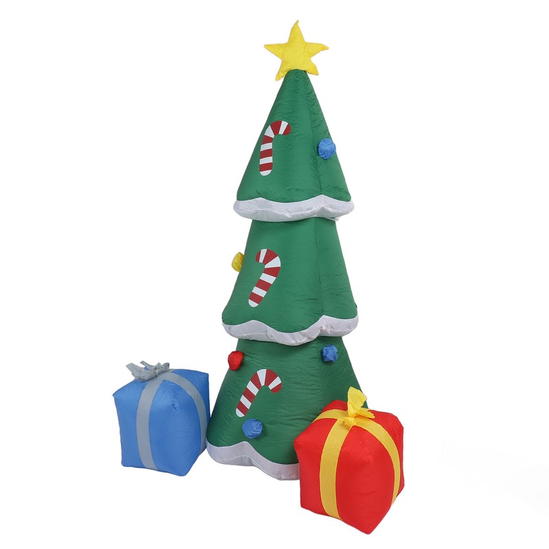 Christmas Tree Inflatables Outdoor Decoration with LED Lights Blow Up