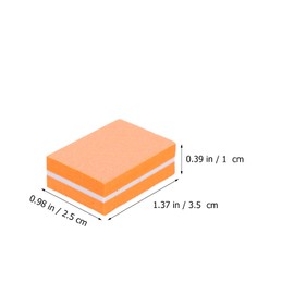 FOMIYES 20pcs Sponge Nail Files for Manicure Household Nail Filing Tools Easy to Carry Buffing Blocks and Shaping Edges