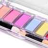 Polvo espejo para uñas 6 colores – Brillo alto y