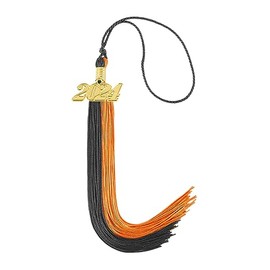 Graduation Tassel 2024,Double Color Graduation Tassel with 2024 Year Charm 9"