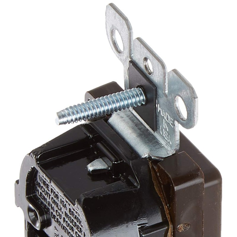 Leviton 15 Amp Decora Tamper-Resistant Duplex Electrical Wall Outlet, T5325,