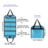 ANIZER Travel Foldable Jewelry Rolls Bag Storage Pouch Hanging Jewelry