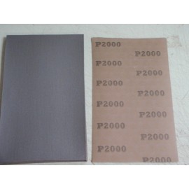 Seachoice sand paper wet dry 2000 grade size 5-1/2x9" 91989 pac of 50 sheets paint gelcoat
