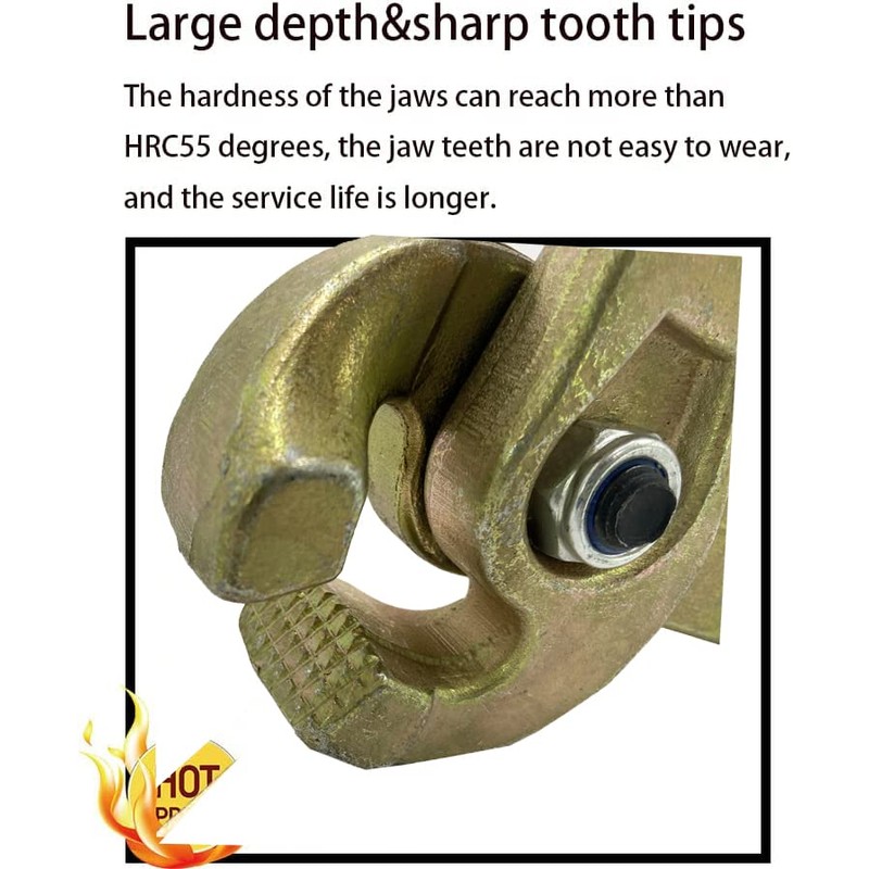 3 Ton Auto Body Pulling Clamp, Jiaroutk Self-Tightening Scissor Clamp
