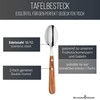 Schwertkrone Soup Spoon Olive Wood Spoon Olive Wood 18/10 Stainless