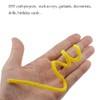 HAHIYO 12inches*6mm Yellow 70PCs Pipe Cleaner Craft Chenille Stem Extra