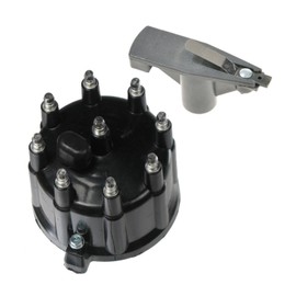 Distributor Cap and Rotor Kit Set Compatible with 92-02 Dodge Jeep SUV Truck Van V8 5.2 5.9