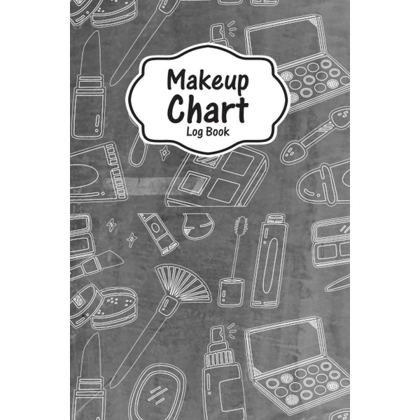 Makeup Chart Log Book: Makeup Face Chart Organizer & Planner