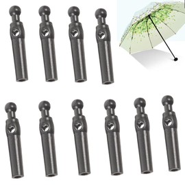 JFangZHZH 10 PCS Replacement Umbrella Tail Beads Folding Patio Umbrella Parts End Caps,Umbrellas Bone Covers,Foldable Umbrella Repair Parts,for Stick and Sun