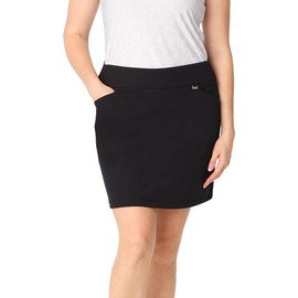 Greg Norman Skorts for Woman - Tennis Skorts - Golf Skorts (Black, M), Medium Short