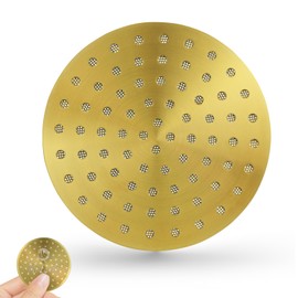 NOTSEK 51mm Puck Screen, 0.8mm Thickness Espresso Puck Screen with Titanium Coating, 304 Stainless Steel 51mm Coffee Puck Screen for 51mm Portafilter Basket (Gold)