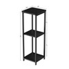 GHIMIGN 10" Wide Square Drink Table with Adjustable Feet -