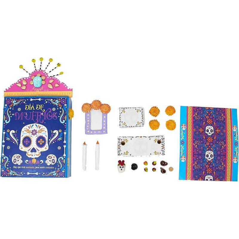 Genérico Ofrenda día de Muertos, Caja de Madera Dia de