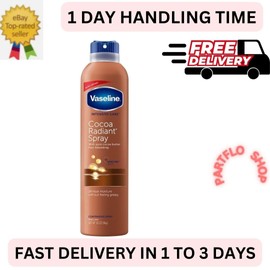 Vaseline Intensive Care Cocoa Radiant Spray Lotion 24 Hour Moisture 6.5 fl oz
