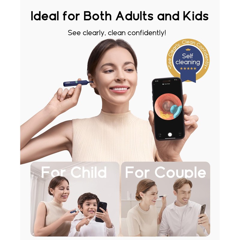Ear Wax Remover Otoscope for Adults, Children and Pets