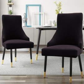 Liykimt Stretch Wingback Side Chair Slipcover-Accent Chair Cover Slipcover with Arm,Washable Upholstered Arm Dining Chair with Nailed Trim Protector for Dining Living Room