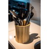 The Pretty Turtle Bamboo Kitchen Counter Utensil Crock Holder Caddy