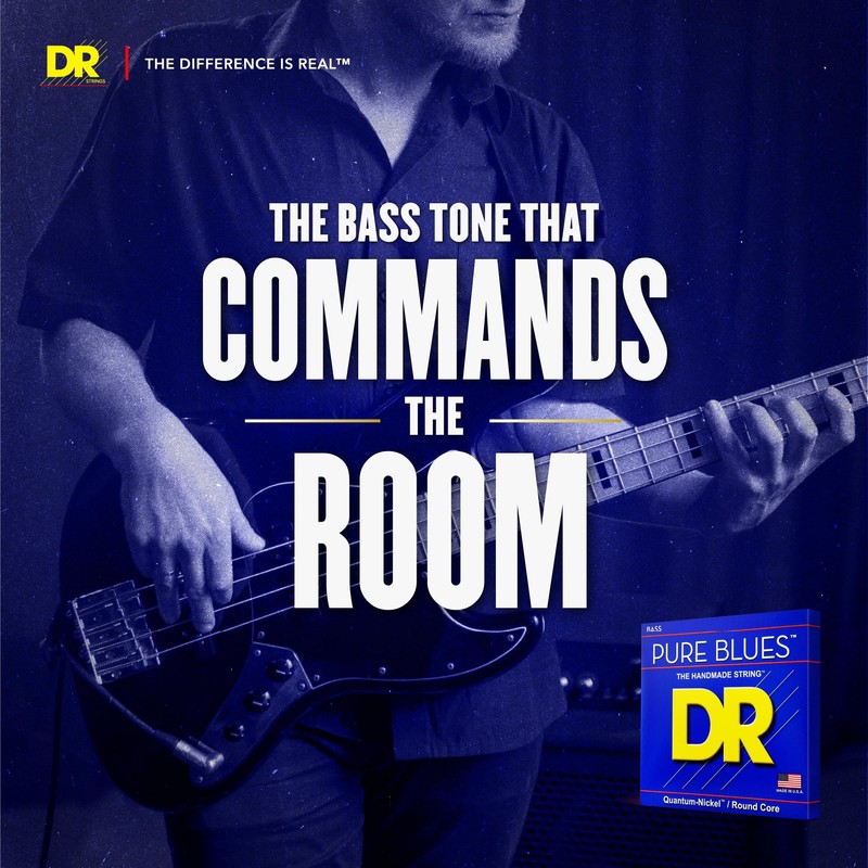 DR Strings PB-45/100 Pure Blues Bass Guitar Strings