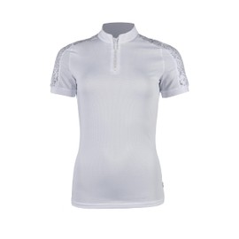 HKM Nelly Maglietta Tecnica da Donna Bianco XXL