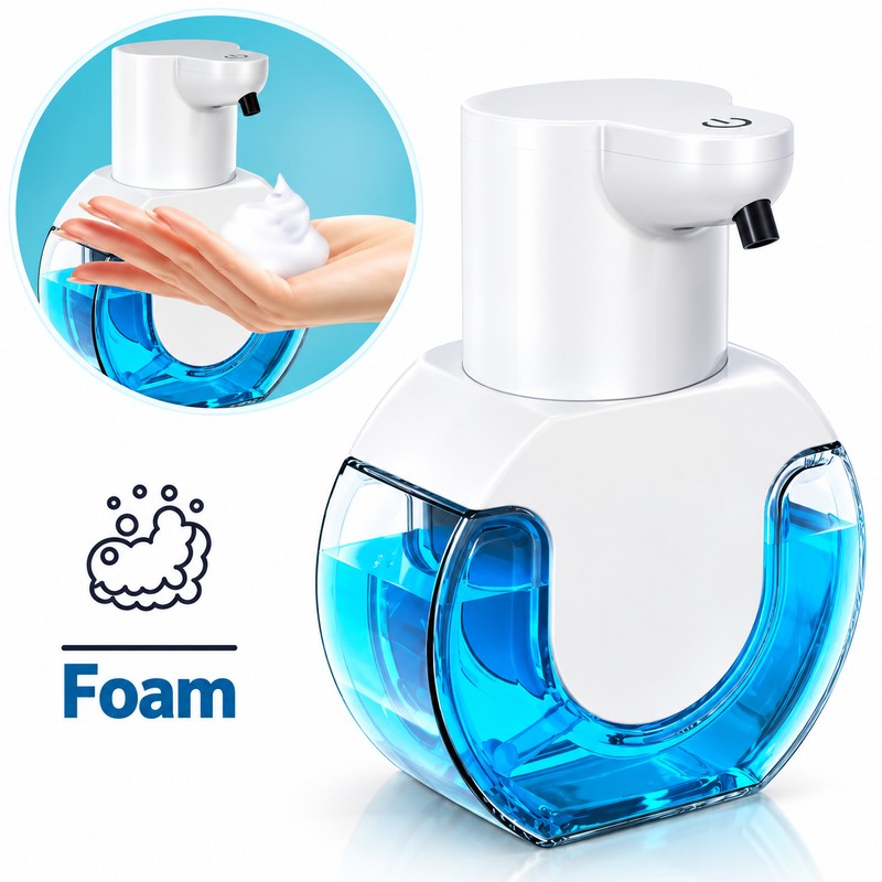 Automatic Soap Dispenser for Hands-Free Washing – 420ML 4-Level Adjustable