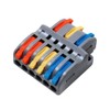 YQSIYU 3 in 6 Out Lever Wire Connecotrs Nuts, 10