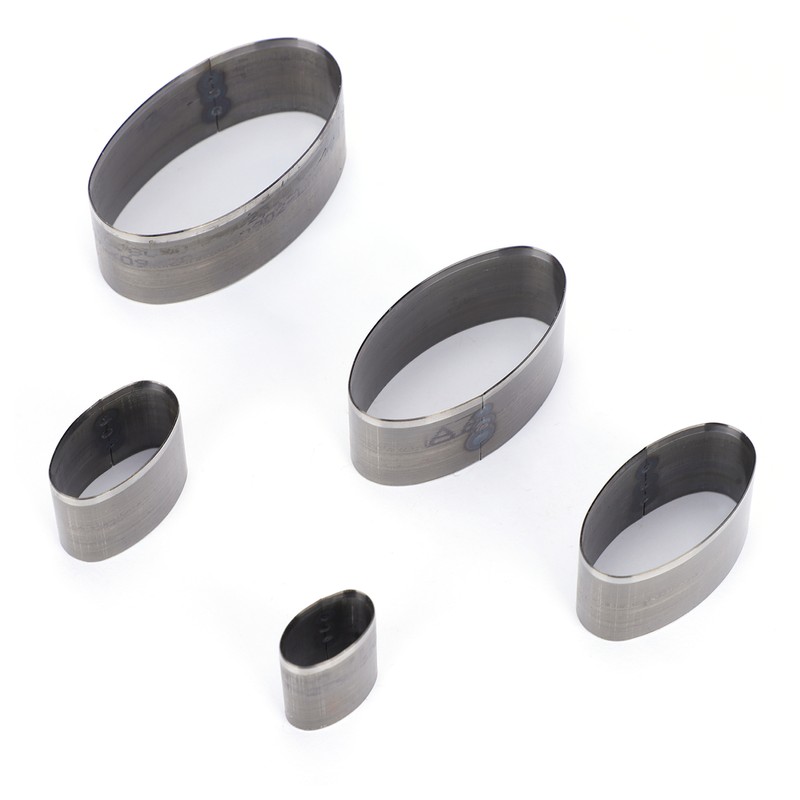 5Pcs Leather Punch Die Set Cutter Hollow Oval Cutting Mold