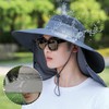 Unisex Fishing Hat Outdoor UV Sun Protection Wide Brim Hat