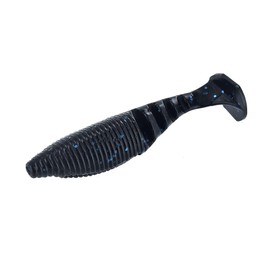 Gary Yamamoto 4" Kickin' ZAKO Black W/Large Blue Flake (5 Pack)