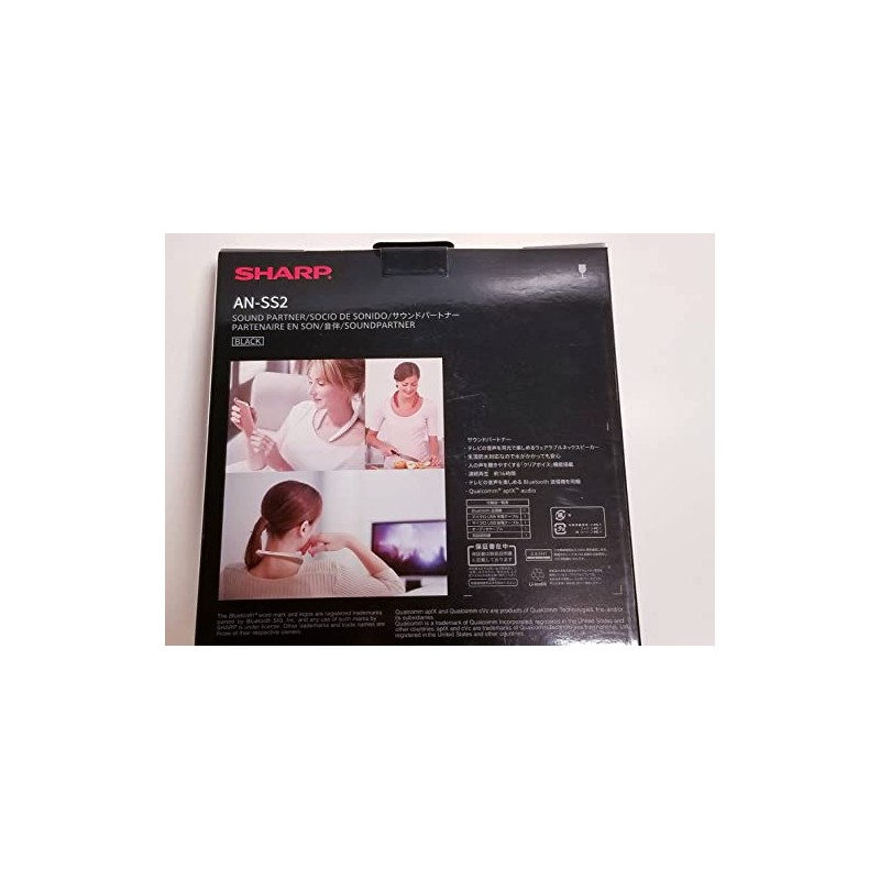 Sharp Bluetooth Transmitter Included TV Wireless Speaker (Black) Life Waterproof