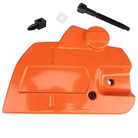 544097902 Clutch Cover Chain Brake Assembly with Chain Tensioner Kit for Hus 445 445 E 445 II 450 E II 455 RANCHER II Chain Saw Replaces 544097901