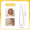 AHSMY French Hair Pin, 2 Pcs U Shaped Metal Hairpins
