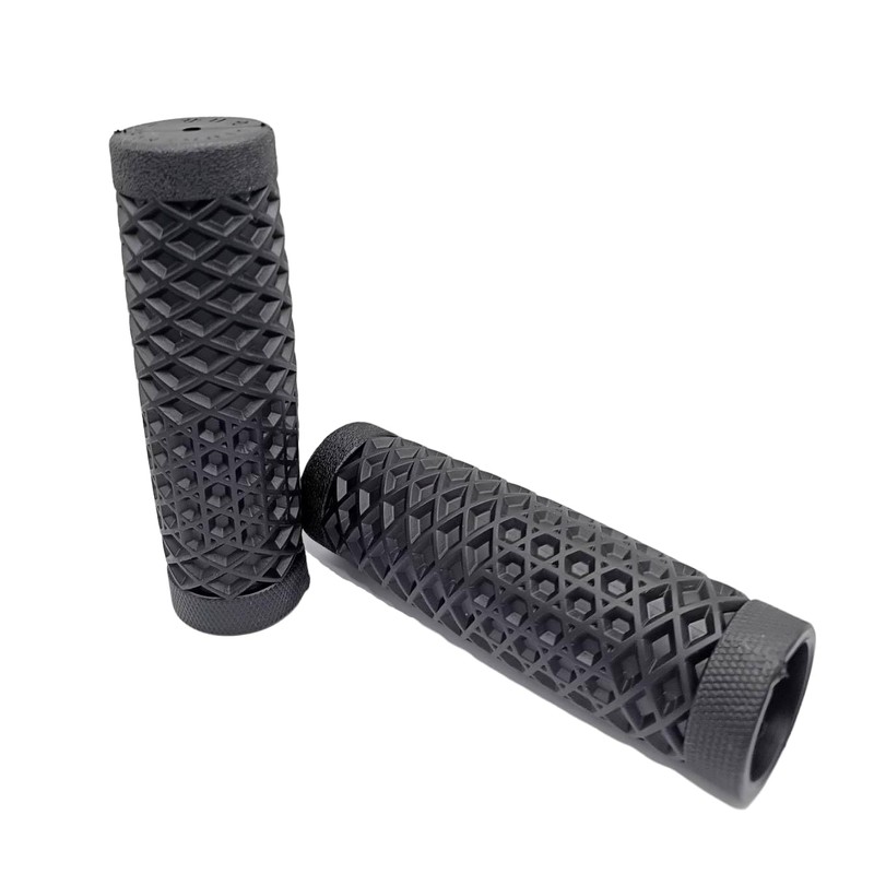 22mm /24mm Length 125mm Non-Piercing End Handlebar Grip Waffle Sole