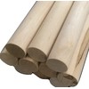 Trustleaf 19mm x 200mm Birch Hardwood Wooden Craft Sticks/Dowels -