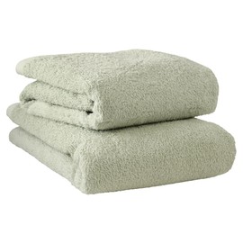 Hiorie Bath Towels, Made in Japan, Hotel Style, Set of 2, 18 Colors to Choose from, Plain, Instant Absorption, Bath Towel Set, Durable, 100% Cotton, Senshu Towel, Olive