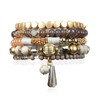RIAH FASHION Bohemian Mix Bead Multi Layer Versatile Statement Bracelets