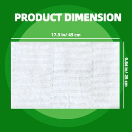 SUZZYVINE XL Dry Pads Refill- Dry Sweeping Cloths Refillsor for Floor Mopping and Cleaning,9.8"x17" Extra Thick and Large,40 Counts ﻿