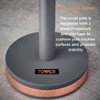 TOWER T826133GRY Cavaletto Kitchen Roll Holder with Soft Backing, Grey