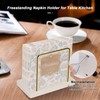 Livabber Napkin Holder, Metal Napkin Holder Modern Freestanding Tissue Paper