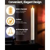 Da by 3 LED Flameless Table Candles with Remote Timer,