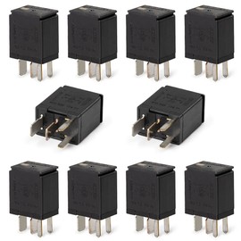 FANHAY 10PCS 4Pins AC Relays Motor Relays Multi Purpose 8T2T-14B192-AA for Fusion F150 F250 F350 F450 Edge Explorer Various