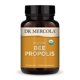 Dr. Mercola- Propleo de abeja orgnico, 30 porciones (30 cpsulas), suplemento diettico, apoya la salud respiratoria,                                   