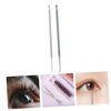 SAFIGLE 2Pcs Stainless Steel Tool with Comb Durable Eyelash Lifting