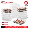 Stock Your Home Mini Disposable Plastic Cupcake Containers (40 Pack)