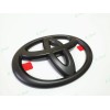 Toyota 1PC Matte Black Toyota Logo Overlay Emblem Fit Sienna
